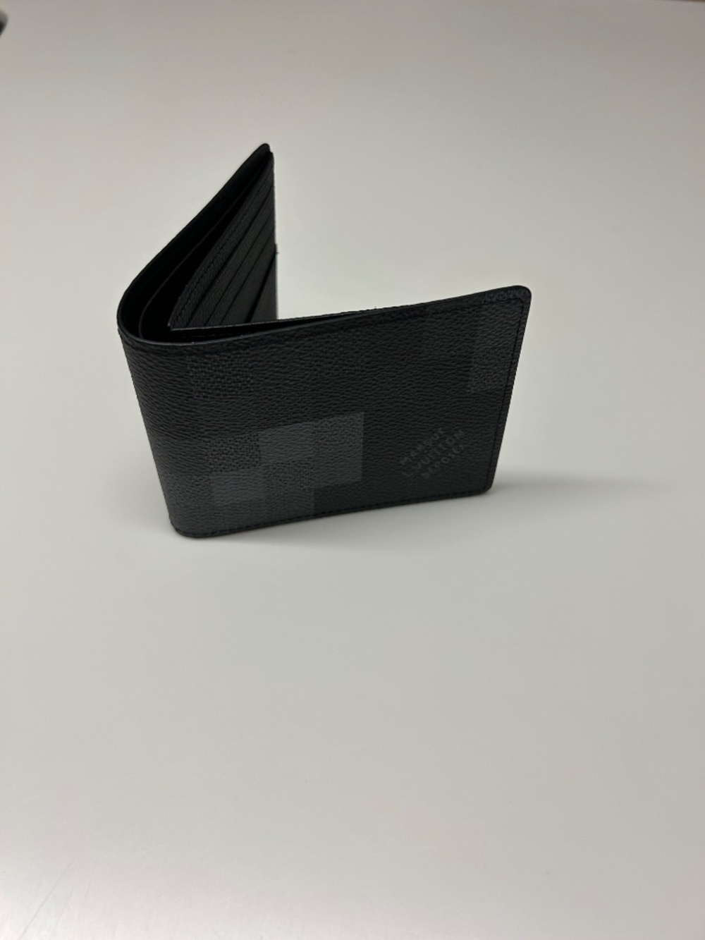 LOUIS VUITTON Slender Wallet Black Damoflauge M midel-7062 - Picture 5 of 8